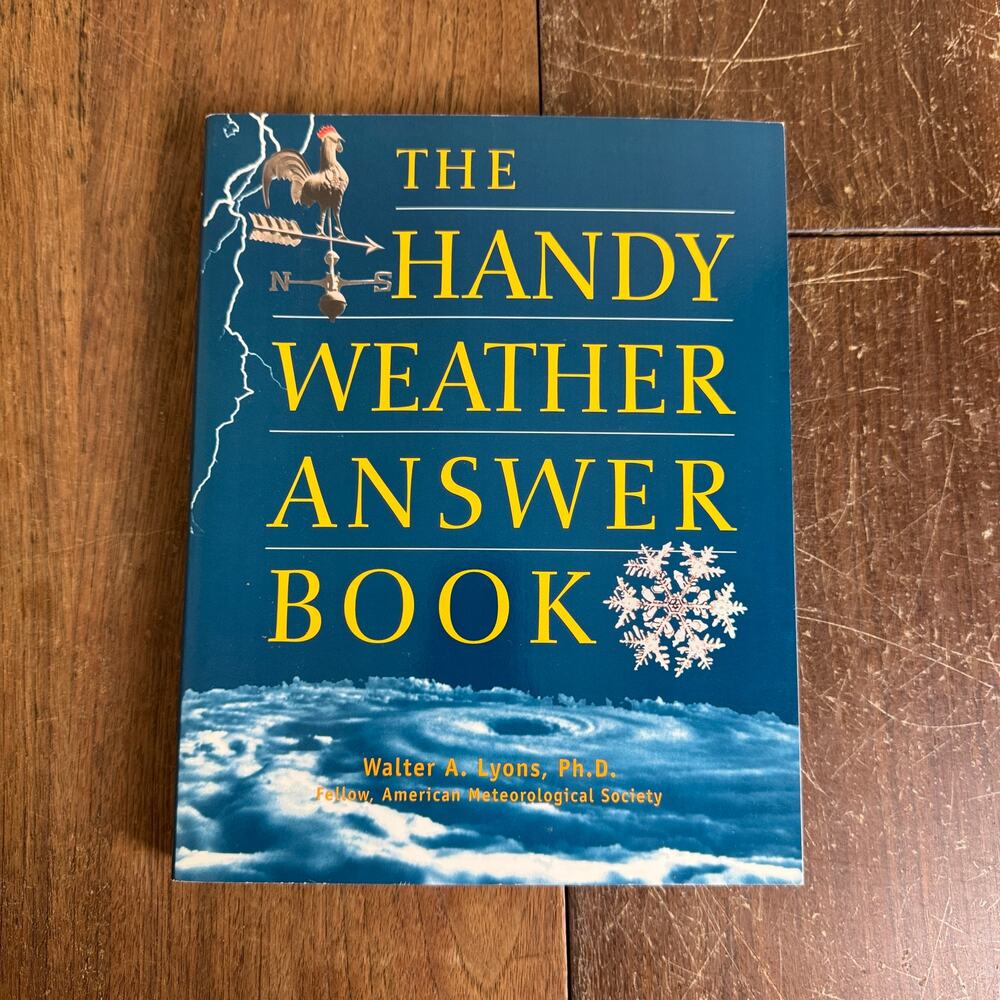 Handy Weather Answer Book‎ Walter A Lyons PhD Visible Ink Press 1997 Paperback
